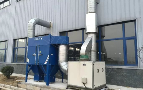 聚英焊接煙塵凈化設備--集中式煙塵凈化器（分體式機組）